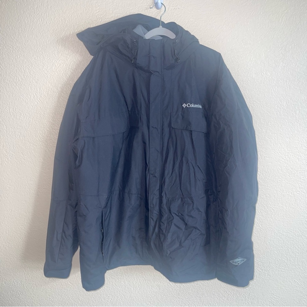 Columbia Black Omni Tech & Omni Heat Interchange Coat XXL
